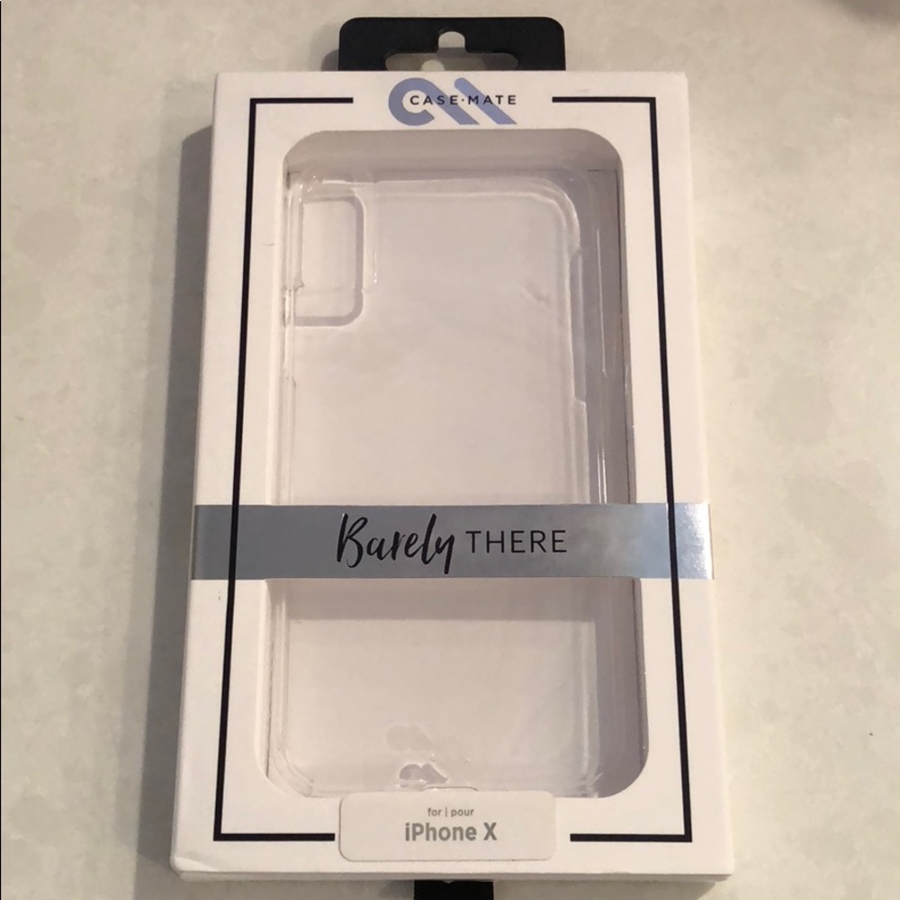 iPhone X/Xs case-mate clear case BRAND NEW